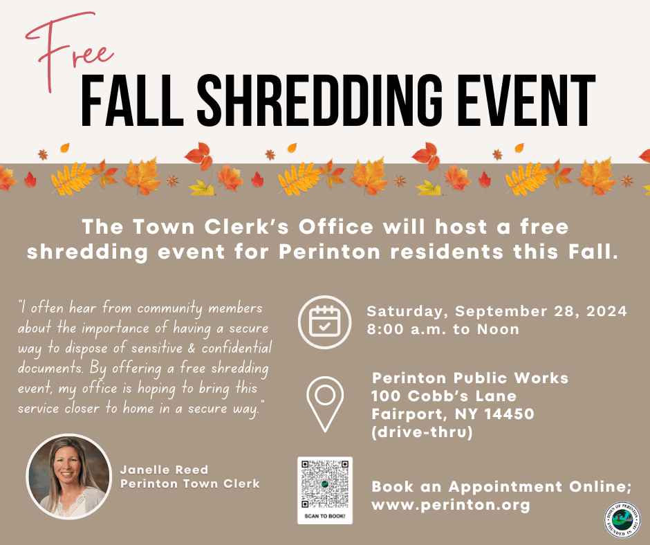 Special Events Town of Perinton