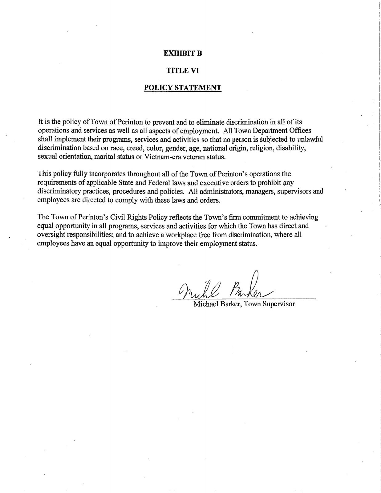 Title VI Policy