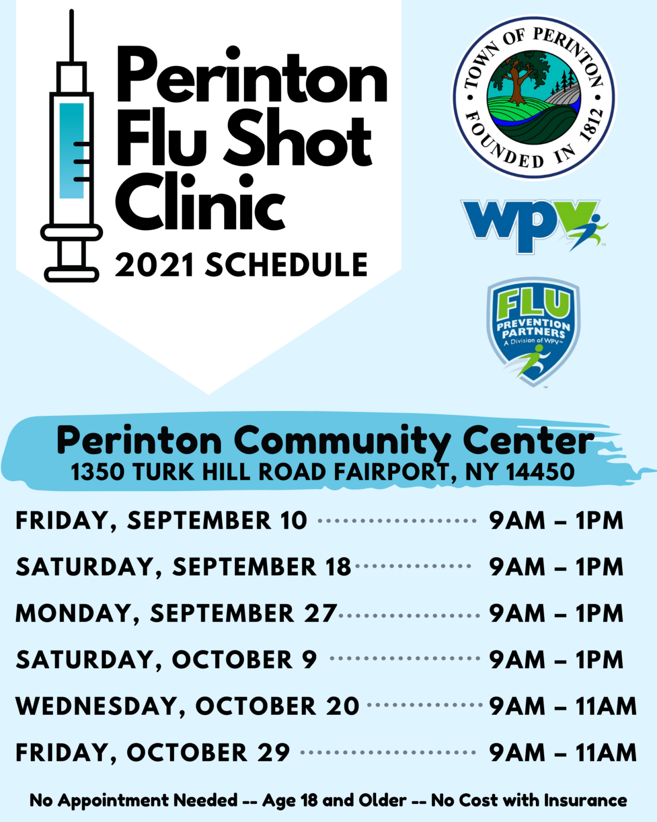 flu shot clinic flyer 6
